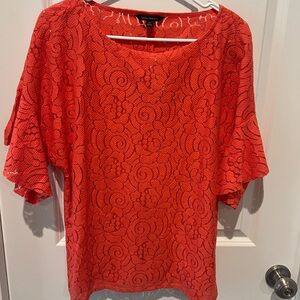 Banana Republic Vibrant Lace Blouse size medium NWT